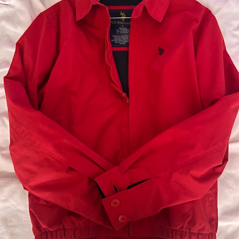 U.S. Polo Assn. Vibrant Red Jacket ❤️